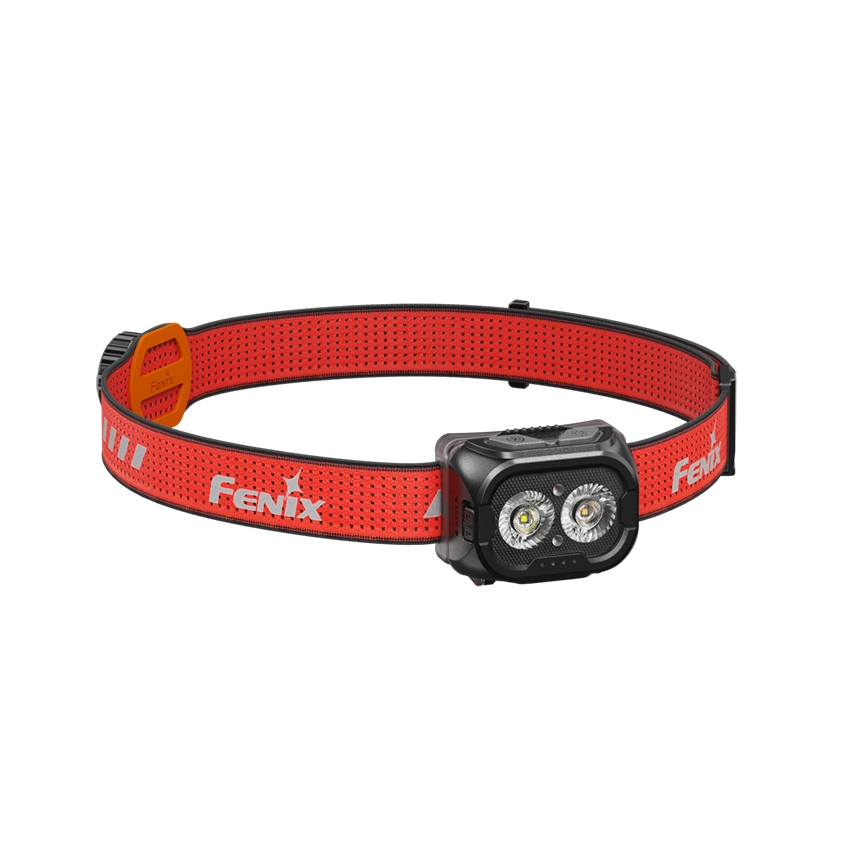 Fenix HL18RTV20BLC - LED Stmívatelná nabíjecí čelovka LED/USB/3xAAA IP66 800 lm 160 h 1900 mAh černá/oranžová