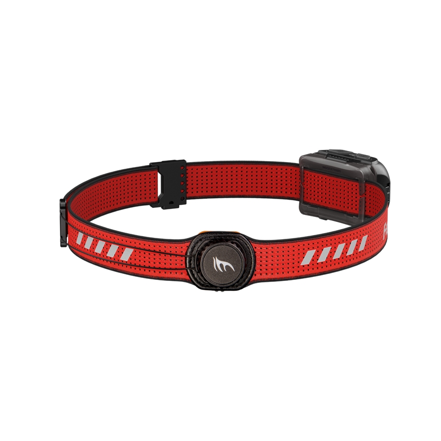 Fenix HL18RTV20BLC - LED Stmívatelná nabíjecí čelovka LED/USB/3xAAA IP66 800 lm 160 h 1900 mAh černá/oranžová