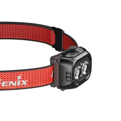 Fenix HL18RTV20BLC - LED Stmívatelná nabíjecí čelovka LED/USB/3xAAA IP66 800 lm 160 h 1900 mAh černá/oranžová