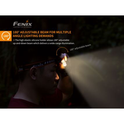 Fenix HM23 - LED Čelovka LED/1xAA IP68 240 lm 100 h