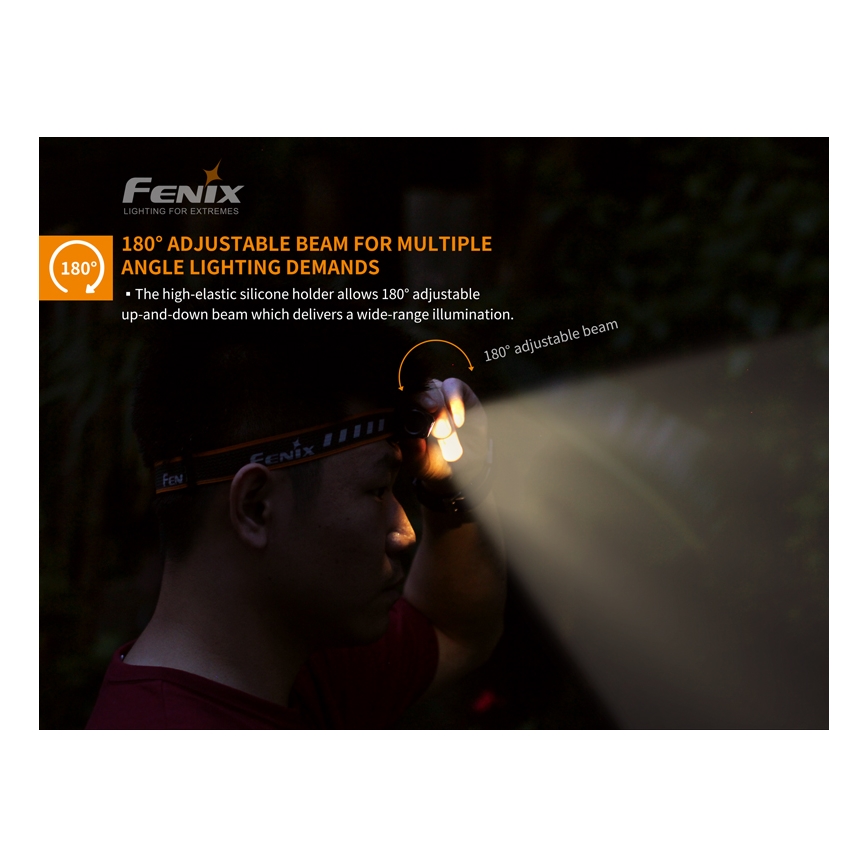 Fenix HM23 - LED Čelovka LED/1xAA IP68 240 lm 100 h
