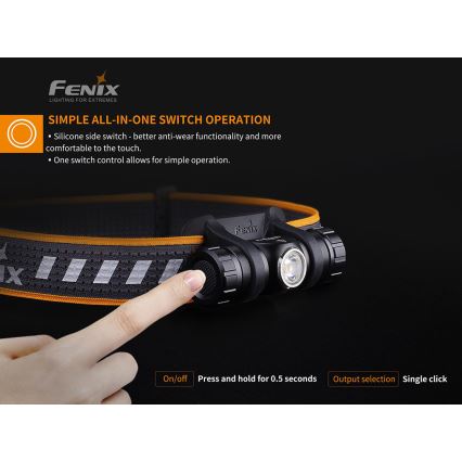 Fenix HM23 - LED Čelovka LED/1xAA IP68 240 lm 100 h