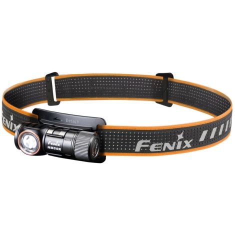Fenix HM50RV20 - LED Nabíjecí čelovka 3xLED/1xCR123A IP68 700 lm 120 h