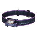 Fenix HM55RPRP - LED Stmívatelná nabíjecí čelovka LED/USB/1xCR123A 1600 mAh IP68 1200 lm 141,2 h fialová/černá
