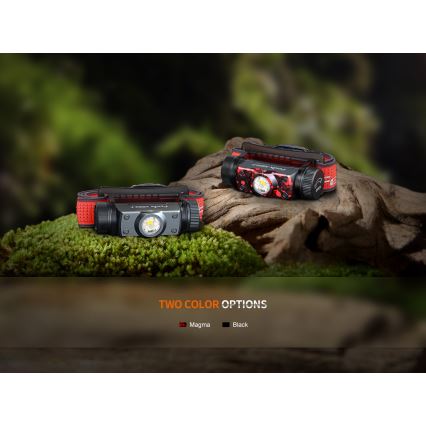 Fenix HM62TMGM - LED Stmívatelná nabíjecí čelovka LED/USB IP68 1200 lm 280 h 3400 mAh