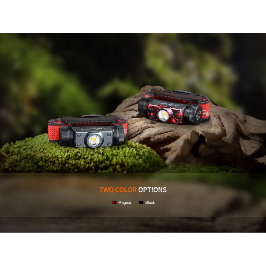 Fenix HM62TMGM - LED Stmívatelná nabíjecí čelovka LED/USB IP68 1200 lm 280 h 3400 mAh