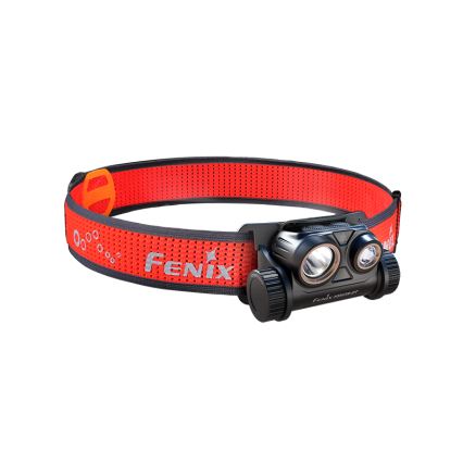 Fenix HM65RDTBLC - LED Nabíjecí čelovka LED/USB IP68 1500 lm 300 h černá/oranžová