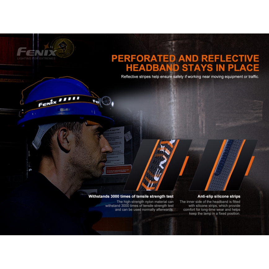 Fenix HM70R - LED Nabíjecí čelovka 4xLED/1x21700 IP68 1600 lm 800 h 5000 mAh
