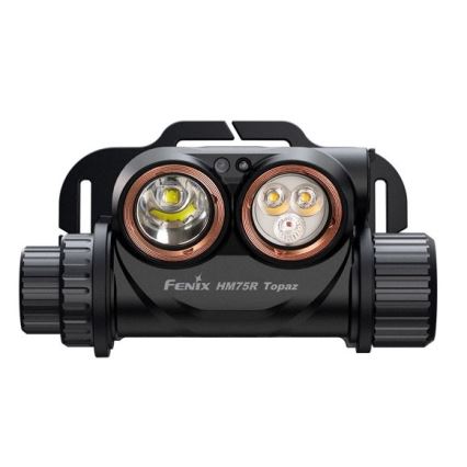 Fenix HM75RTOPAZ - LED Stmívatelná nabíjecí čelovka LED/USB IP68 1600 lm 210 h 4000 mAh