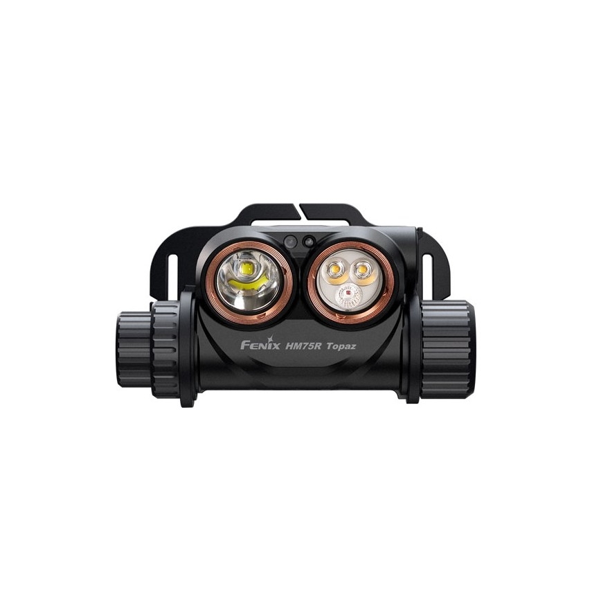 Fenix HM75RTOPAZ - LED Stmívatelná nabíjecí čelovka LED/USB IP68 1600 lm 210 h 4000 mAh