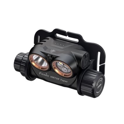 Fenix HM75RTOPAZ - LED Stmívatelná nabíjecí čelovka LED/USB IP68 1600 lm 210 h 4000 mAh