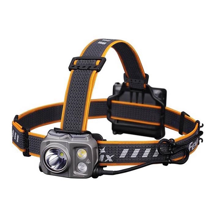 Fenix HP16R1250 - LED Nabíjecí čelovka 3xLED/USB 4xAA IP66 1250 lm 600 h 3000 mAh