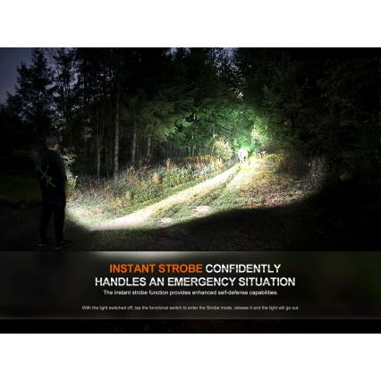 Fenix HT18R - LED Stmívatelná nabíjecí svítilna LED/1x21700 IP68 2800 lm 42 h 5000 mAh