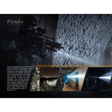 Fenix LR35R - LED Nabíjecí svítilna 6xLED/2x21700 4000 mAh IP68 10000 lm 80 h