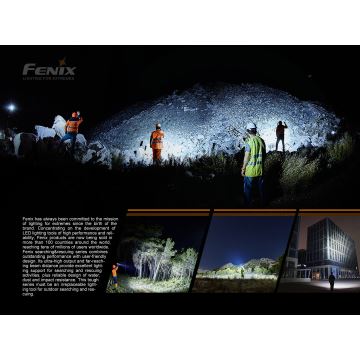 Fenix LR50R - LED Nabíjecí svítilna 4xLED/USB IP68 12000 lm 58 h
