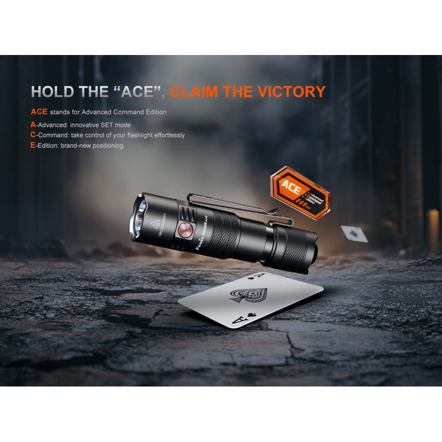 Fenix PD26RACE - LED Stmívatelná nabíjecí svítilna LED/USB 1600 mAh IP68 1300 lm 556 h černá