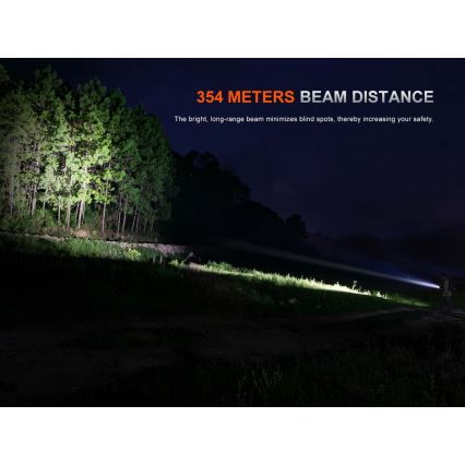 Fenix PD26RACE - LED Stmívatelná nabíjecí svítilna LED/USB 1600 mAh IP68 1300 lm 556 h černá