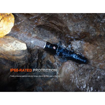 Fenix PD36RACE - LED Stmívatelná nabíjecí svítilna LED/USB 5000 mAh IP68 3000 lm 63,45 h černá