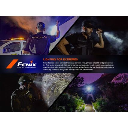 Fenix PD36RACE - LED Stmívatelná nabíjecí svítilna LED/USB 5000 mAh IP68 3000 lm 63,45 h černá