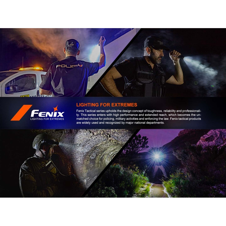 Fenix PD36RACE - LED Stmívatelná nabíjecí svítilna LED/USB 5000 mAh IP68 3000 lm 63,45 h černá