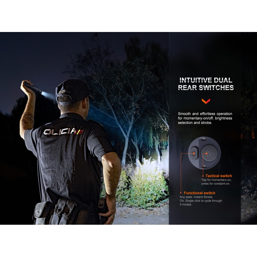Fenix PD36RPRO - LED Taktická nabíjecí svítilna LED/USB IP68 2800 lm 42 h 5000 mAh