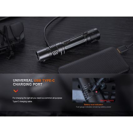 Fenix PD36RPRO - LED Taktická nabíjecí svítilna LED/USB IP68 2800 lm 42 h 5000 mAh