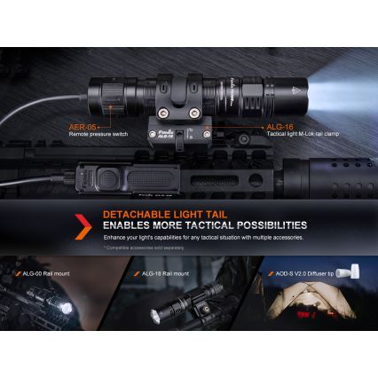 Fenix PD36RPRO - LED Taktická nabíjecí svítilna LED/USB IP68 2800 lm 42 h 5000 mAh