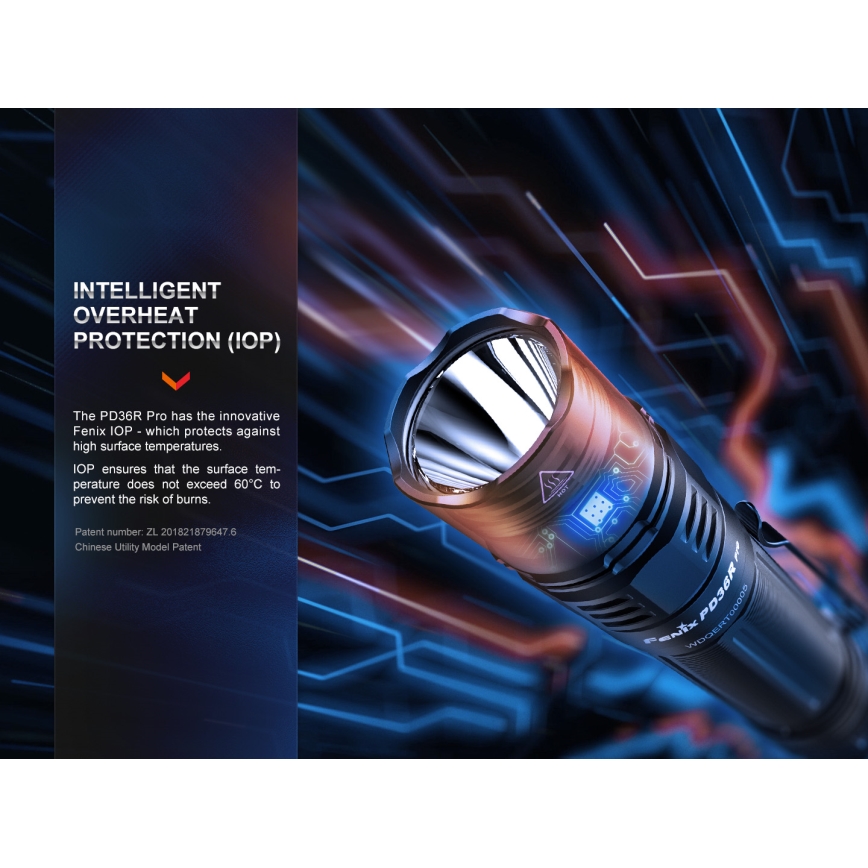 Fenix PD36RPRO - LED Taktická nabíjecí svítilna LED/USB IP68 2800 lm 42 h 5000 mAh