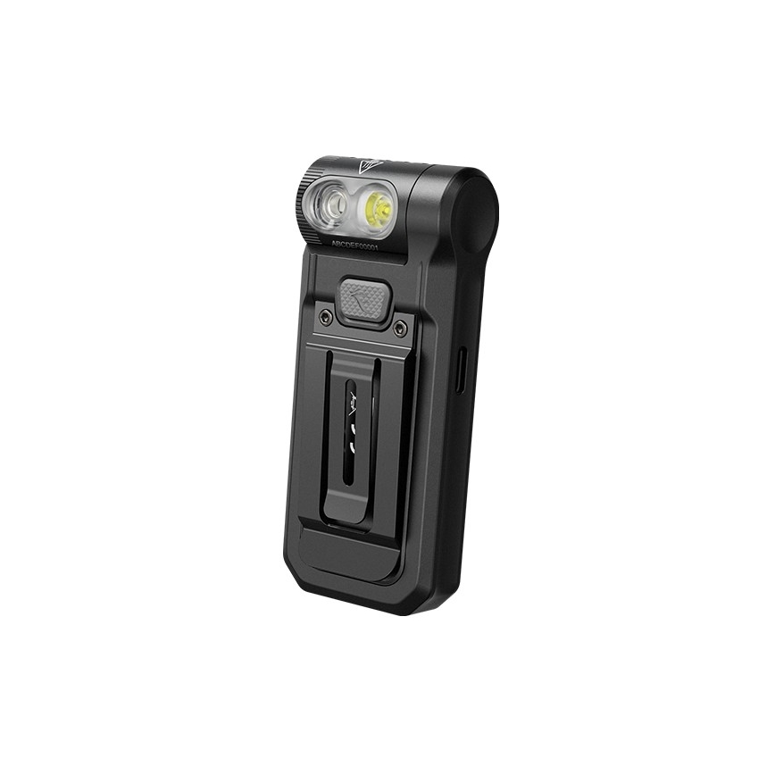 Fenix SW05RREDBLC - LED Stmívatelná nabíjecí svítilna LED/USB IPX6 150 lm 49 h černá