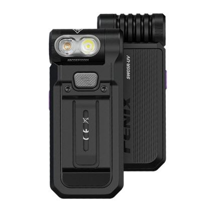 Fenix SW05RUVBLC - LED Stmívatelná nabíjecí svítilna LED/USB IPX6 150 lm 49 h 700 mAh černá