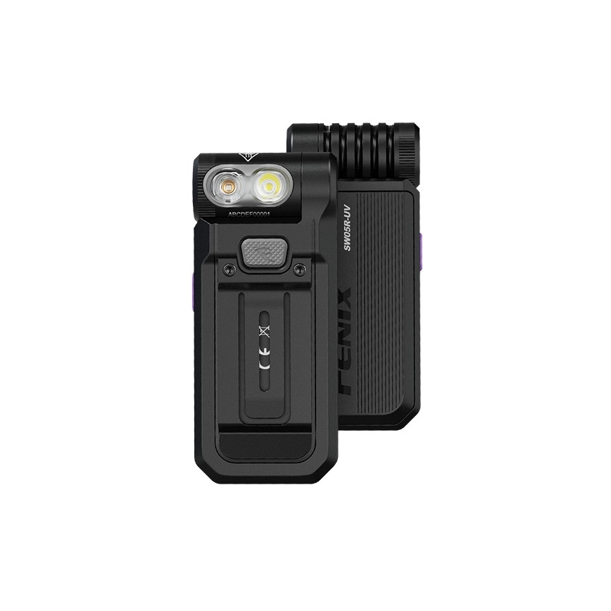 Fenix SW05RUVBLC - LED Stmívatelná nabíjecí svítilna LED/USB IPX6 150 lm 49 h 700 mAh černá