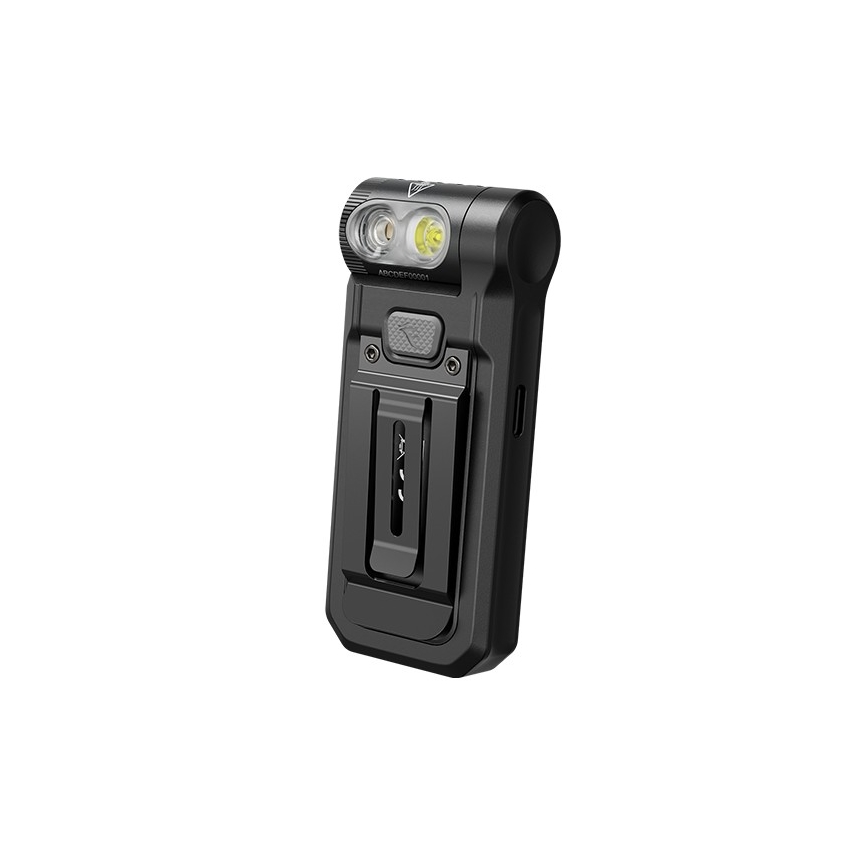 Fenix SW05RUVBLC - LED Stmívatelná nabíjecí svítilna LED/USB IPX6 150 lm 49 h 700 mAh černá