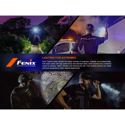 Fenix TK17BLK - LED Stmívatelná nabíjecí svítilna LED/USB 6000 mAh IP68 3600 lm 60 h černá