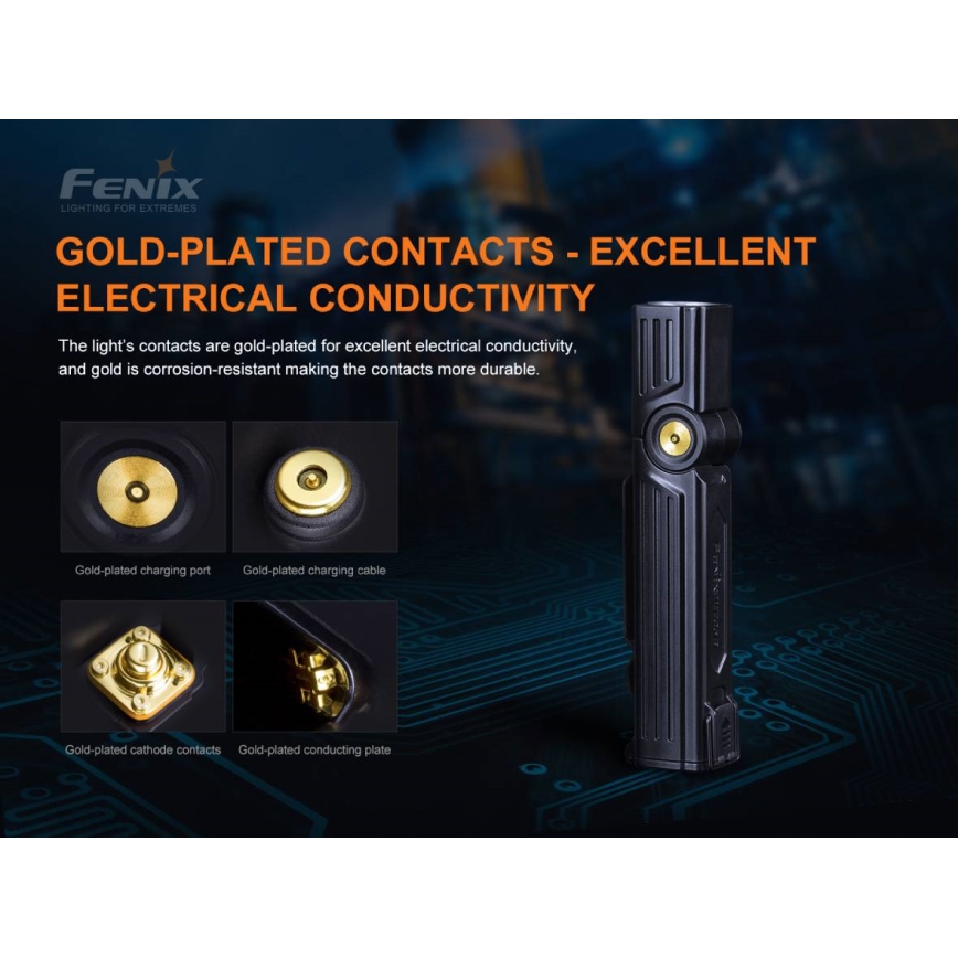 Fenix WT25R - LED Nabíjecí svítilna LED/USB IP66 1000 lm 29 h