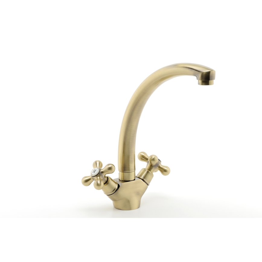 FERRO - Dřezová baterie ANTICA RETRO bronz