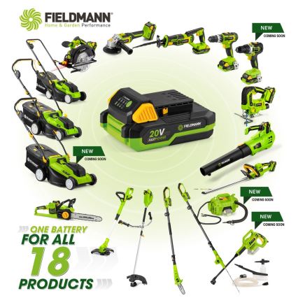 Fieldmann - Akumulátorová vrtačka 2000 mAh 20V + rychlonabíjecí stanice