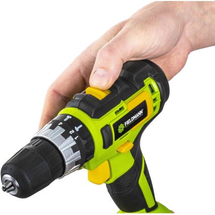 Fieldmann - Akumulátorová vrtačka 2000 mAh 20V + rychlonabíjecí stanice