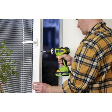 Fieldmann - Akumulátorová vrtačka 2000 mAh 20V + rychlonabíjecí stanice