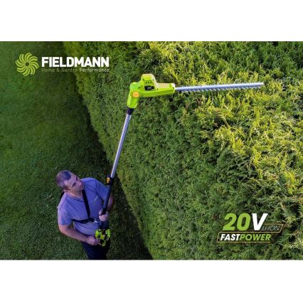 Fieldmann - Akumulátorové teleskopické plotové nůžky 20V