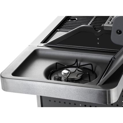 Fieldmann - Plynový gril 5x hořák matný chrom