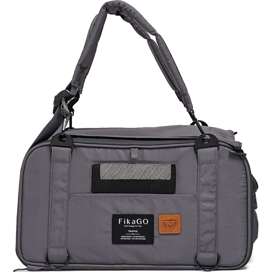 Fikago - Cestovní nosič pro psy a kočky TRUFFLE Grey