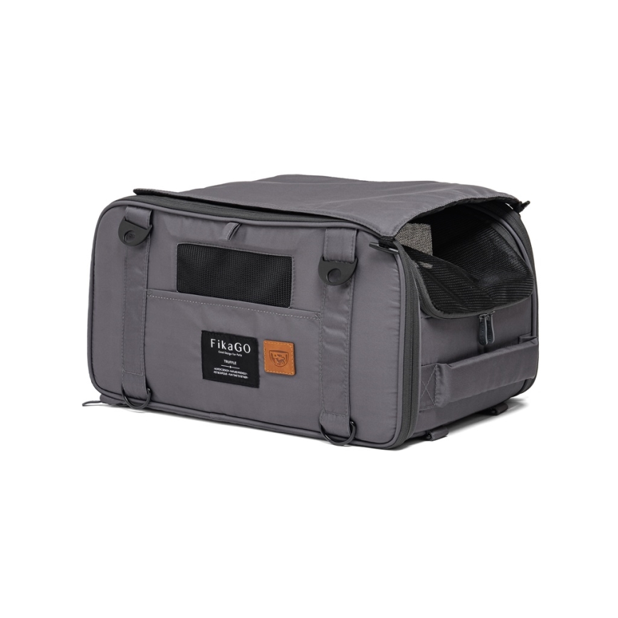 Fikago - Cestovní nosič pro psy a kočky TRUFFLE Grey