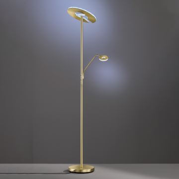 Fischer & Honsel 40316 - LED Stmívatelná stojací lampa DENT 1xLED/37W/230V + 1xLED/8W 2700/3350/4000K
