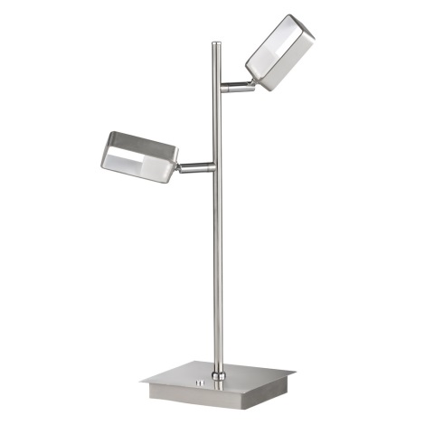 Fischer & Honsel 50070 - LED Stmívatelná stolní lampa BORDER 2xLED/5W/230V