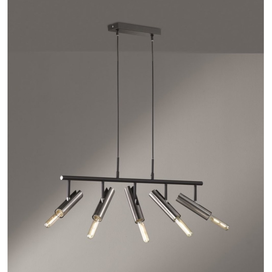 Fischer & Honsel 60369 - Lustr na lanku DEAN 5xE27/25W/230V