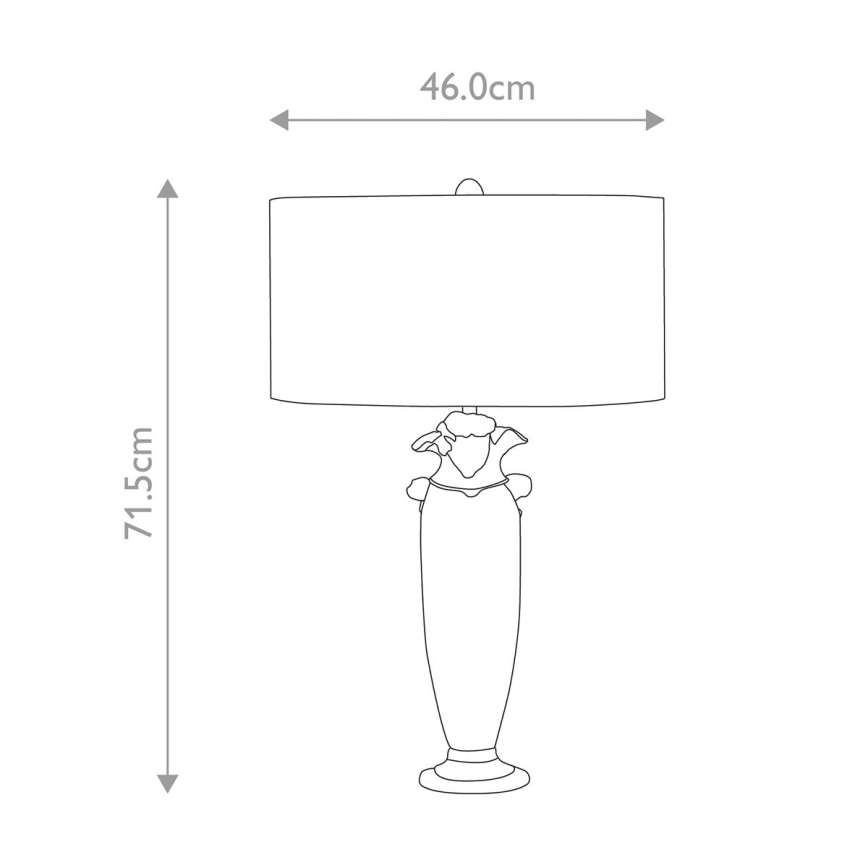 Flambeau - Stolní lampa BIENVILLE 1xE27/60W/230V