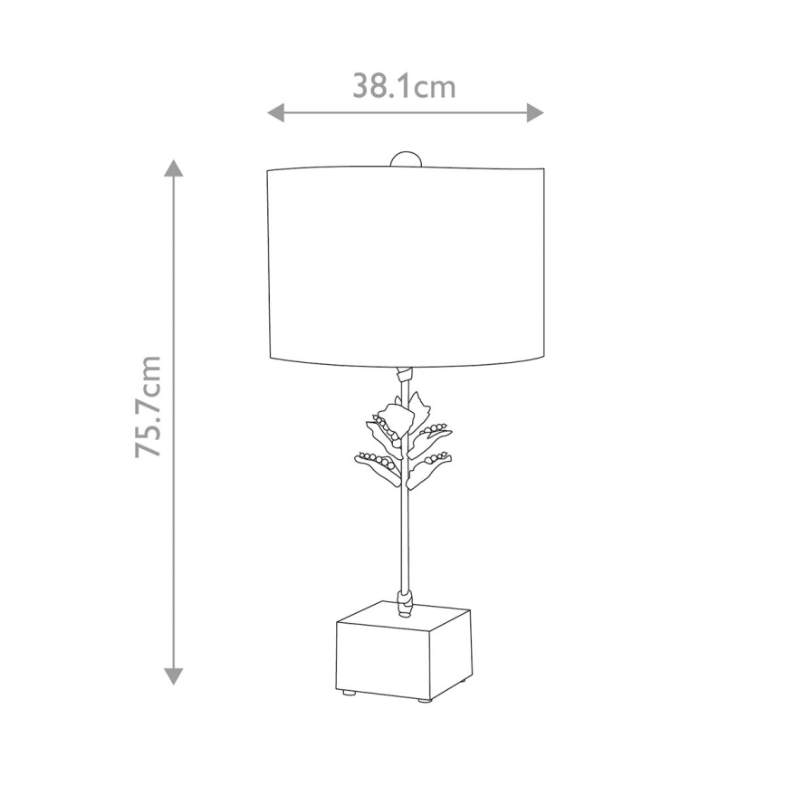 Flambeau - Stolní lampa CAMILIA 1xE27/60W/230V