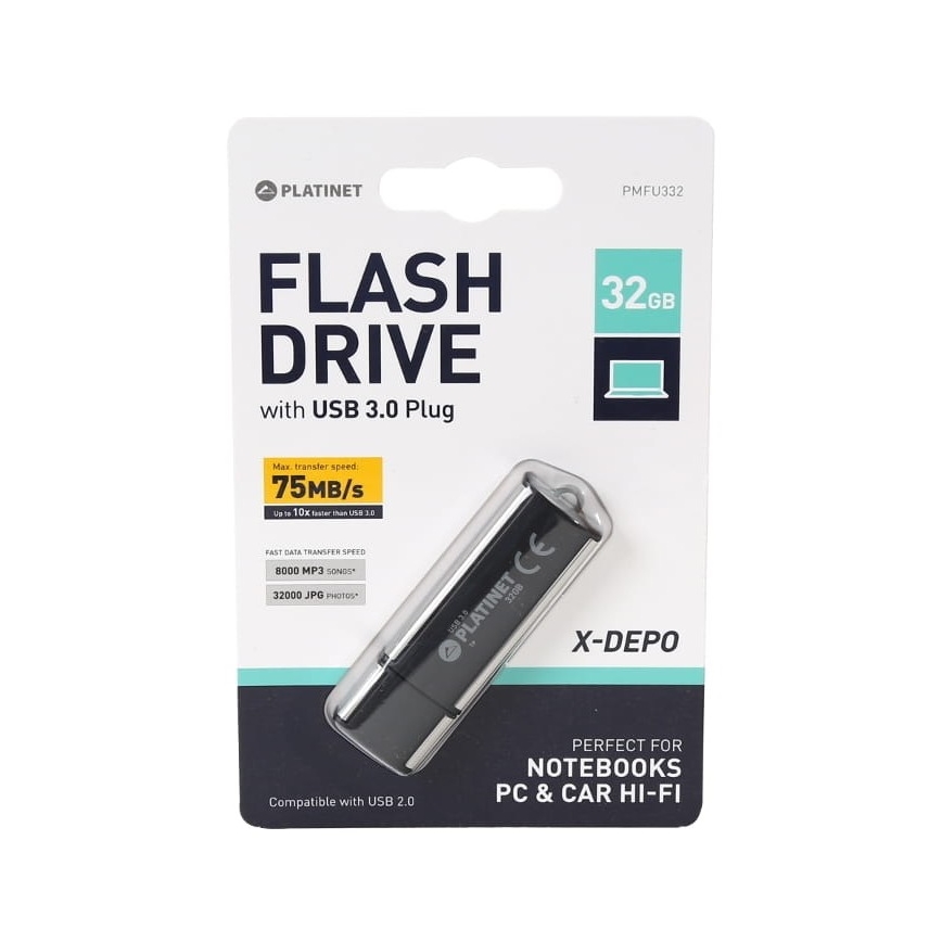 Flash Disk USB USB 3.0 32GB černá
