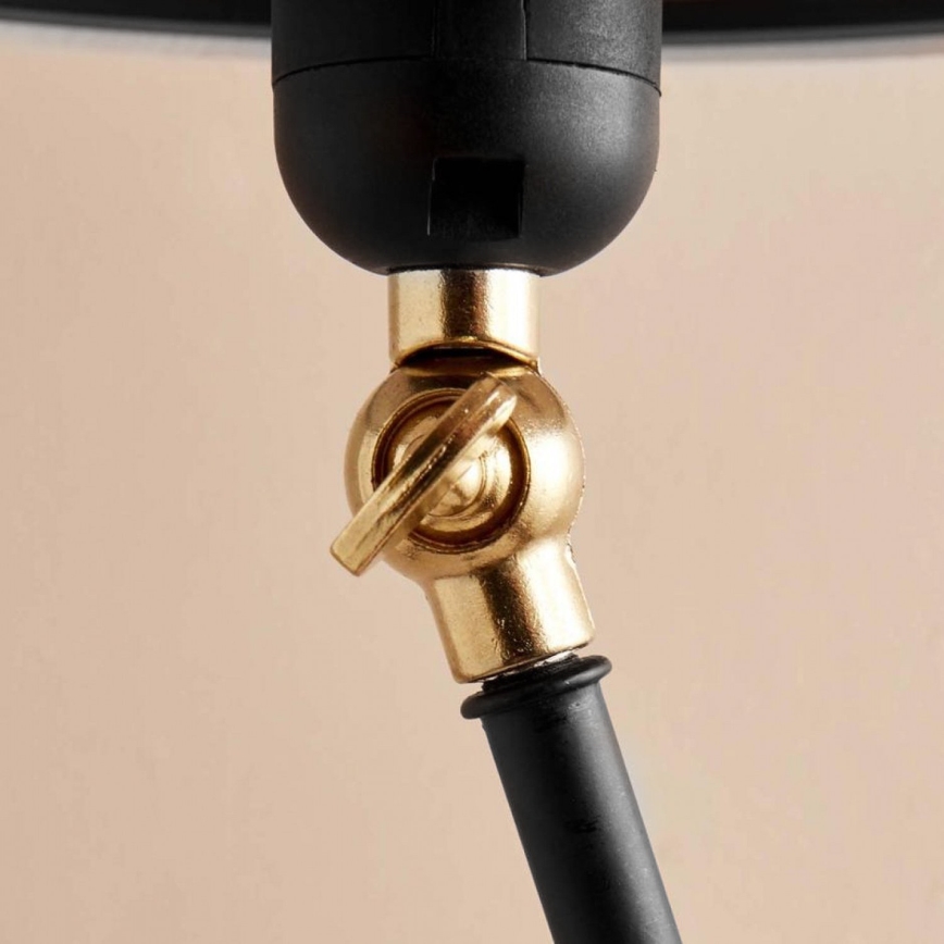 Flexibilní stojací lampa AYD 1xE27/40W/230V černá