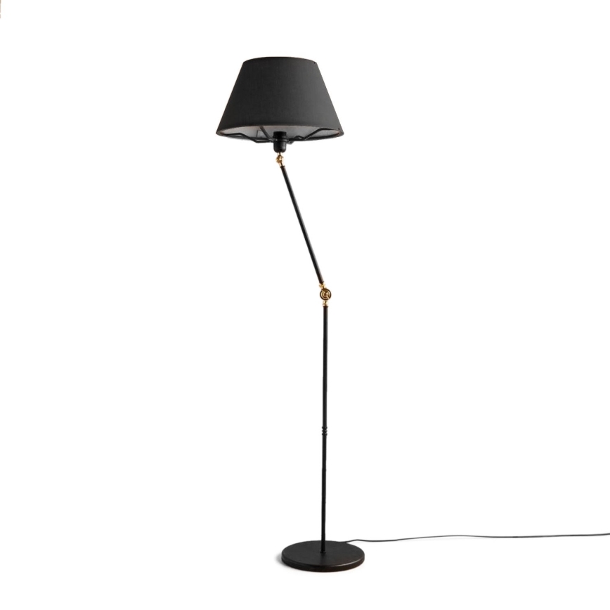 Flexibilní stojací lampa AYD 1xE27/40W/230V černá